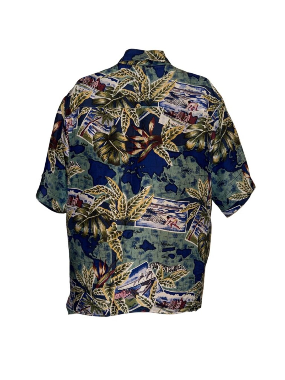 VTG Silk Traders Button Shirt Mens XL Beach Vacation Aloha Hawaiian Retro - Picture 4 of 7